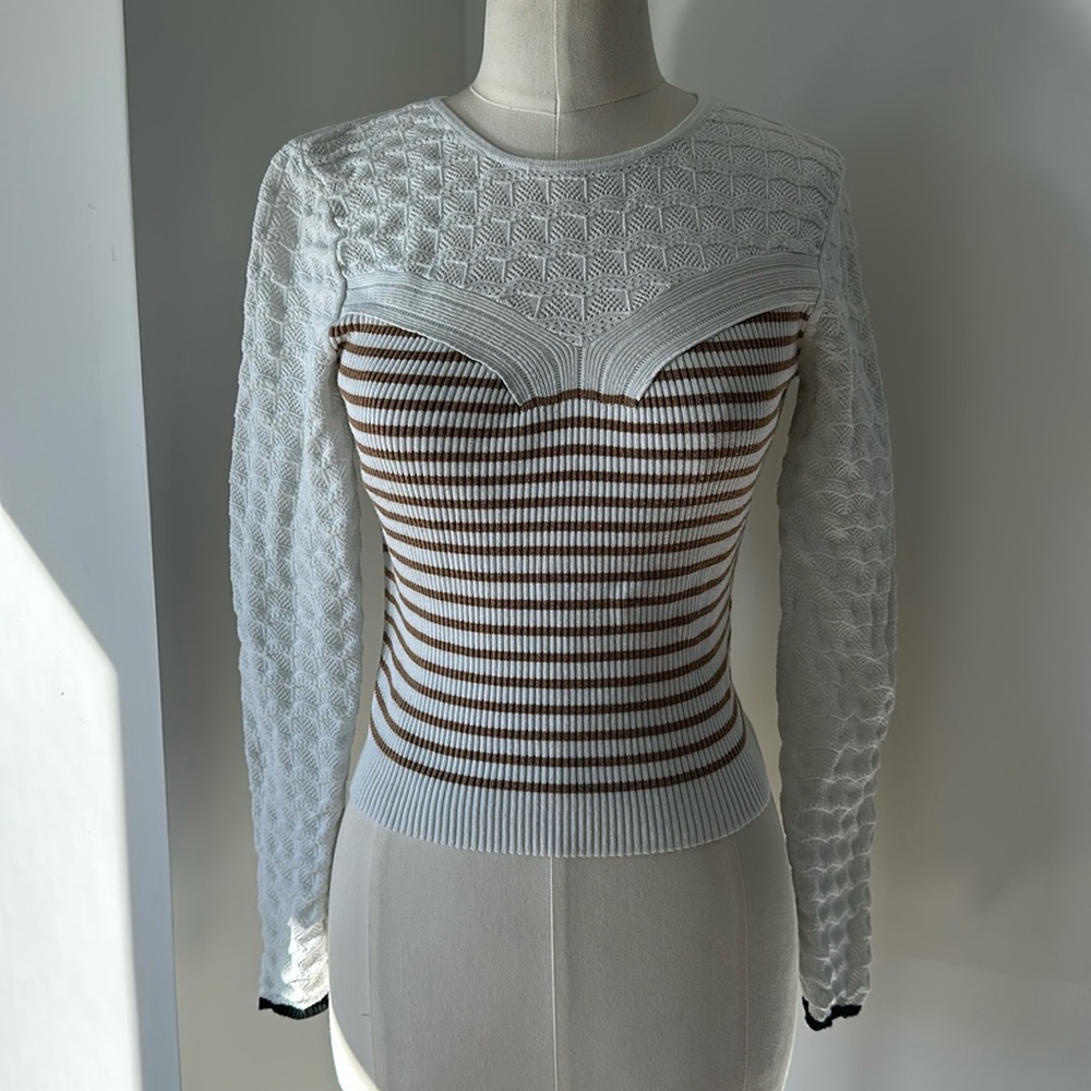 Maeve by Anthropologie Striped Sweater - XS